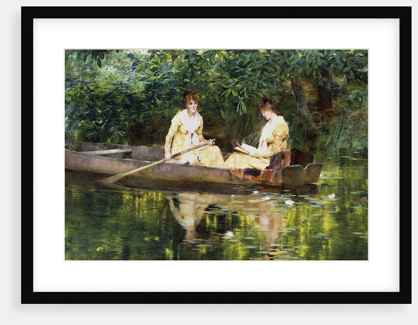 Women in a Rowboat by Francis Coates Jones
