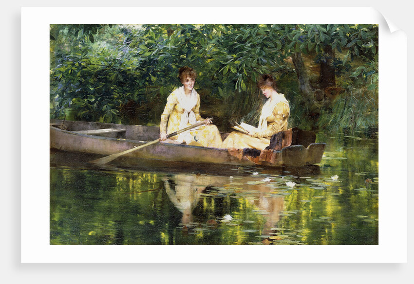Women in a Rowboat by Francis Coates Jones