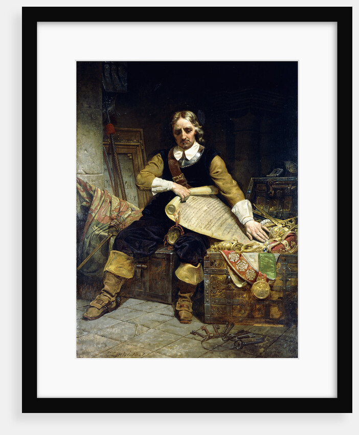 Oliver Cromwell by Emanuel Gottlieb Leutze