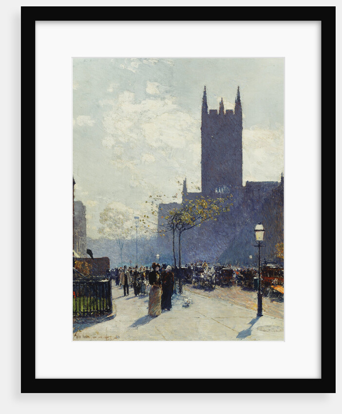 Lower Fifth Avenue by Frederick Childe Hassam