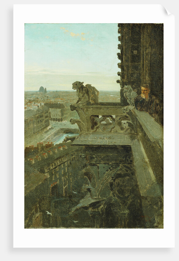 Gargoyles at Notre Dame by Winslow Homer