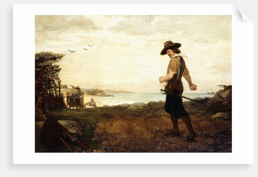 The Burial of Rose Standish by Henry Bacon