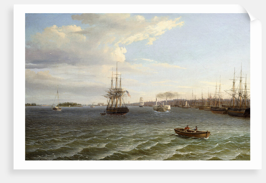View of Philadelphia, Looking South on the Delaware River by Thomas Birch