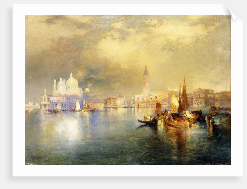 Moonlight in Venice by Thomas Moran