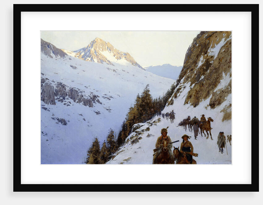 The Trail Over the Pass by Henry Francois Farny
