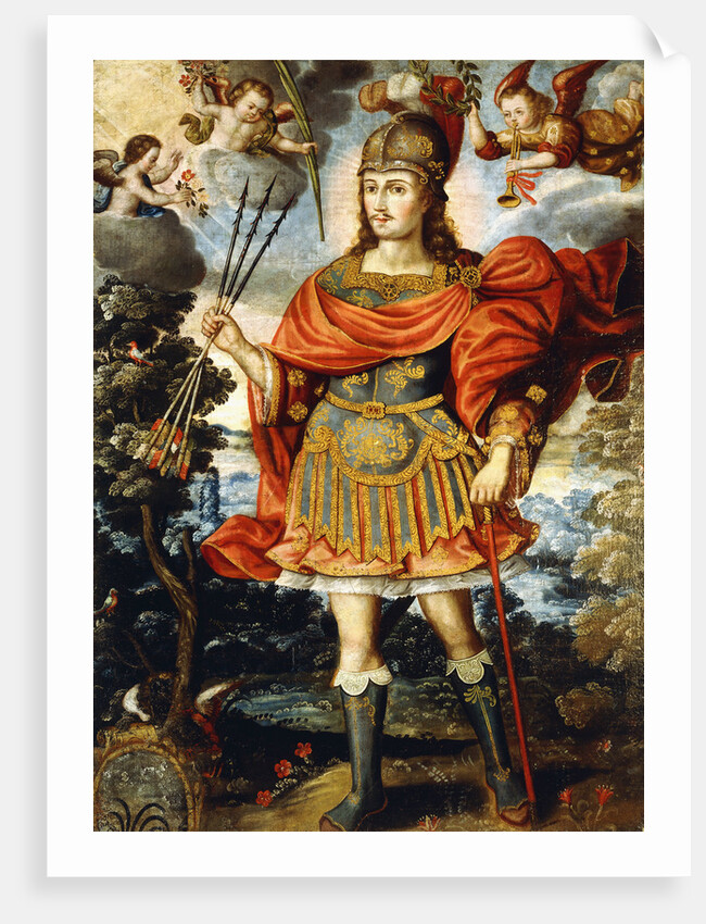 Saint Sebastian attributed to Gregorio Gamarra by Anonymous