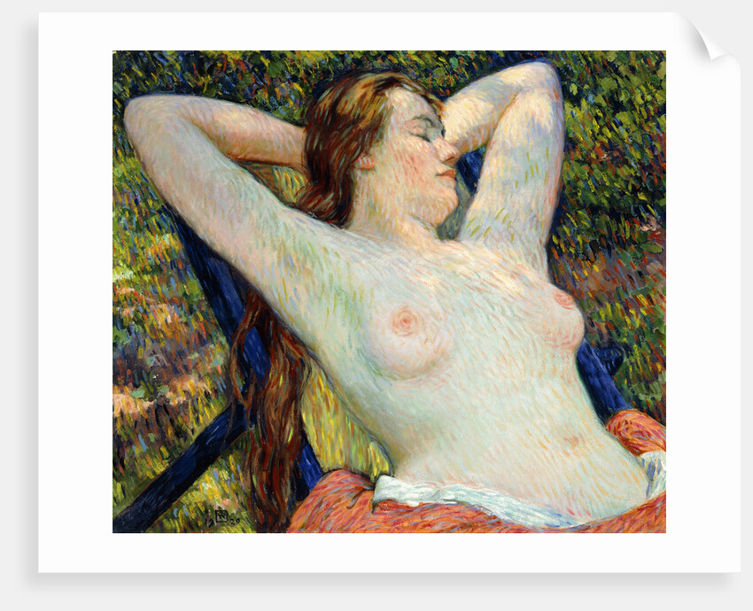 The Model's Siesta by Theo van Rysselberghe
