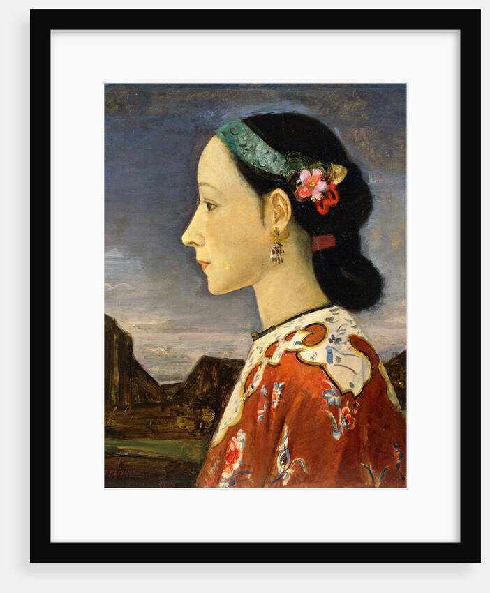 Profile of a Woman by Fujishima Takeji