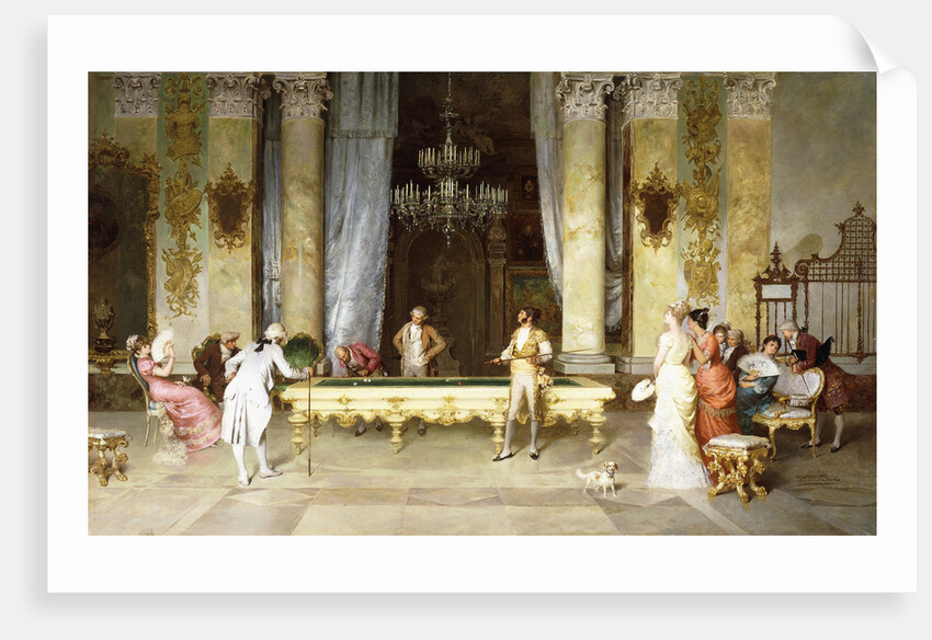 The Billiard Game by Francesco Beda