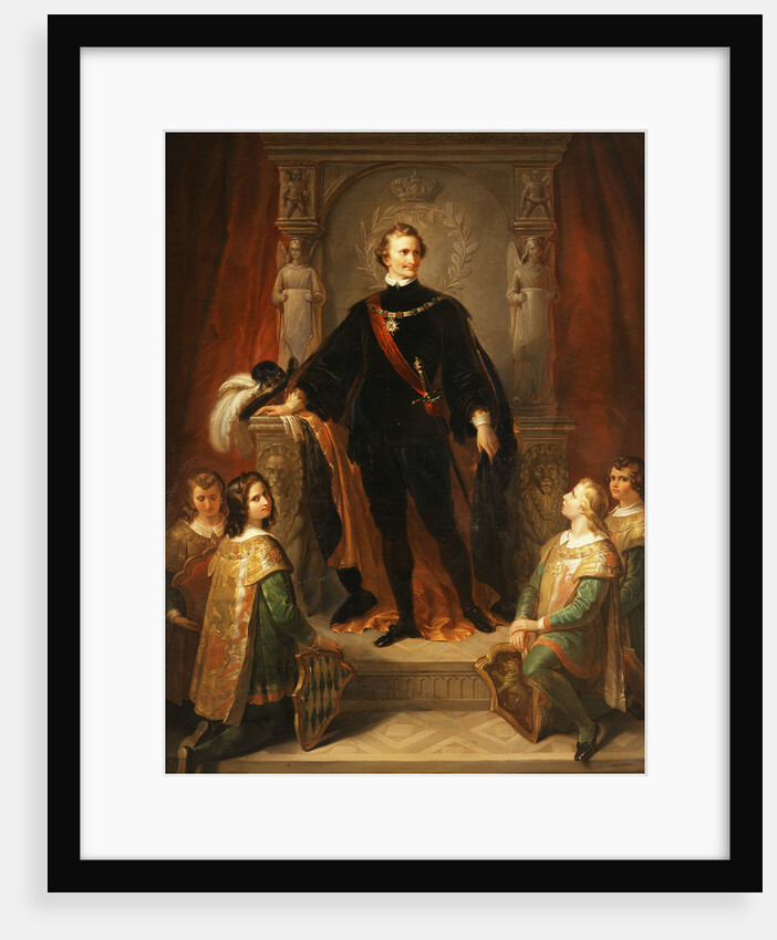 Portrait of Ludwig I, King of Bavaria by Friedrich August von Kaulbach