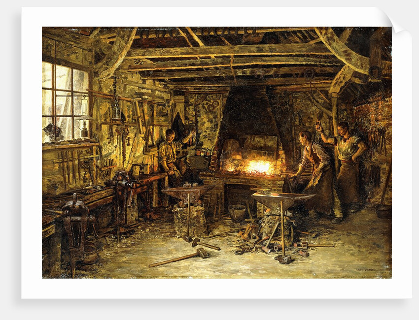 Glassmakers by Marie Francois Firmin-Girard