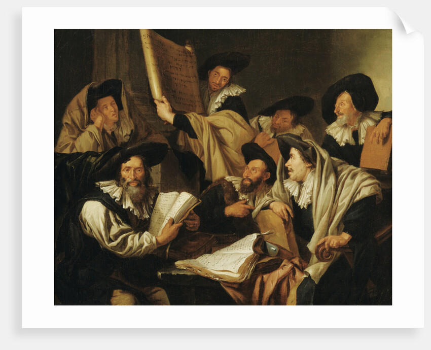 A Rabbinical Disputation by Jacob Toorenvliet