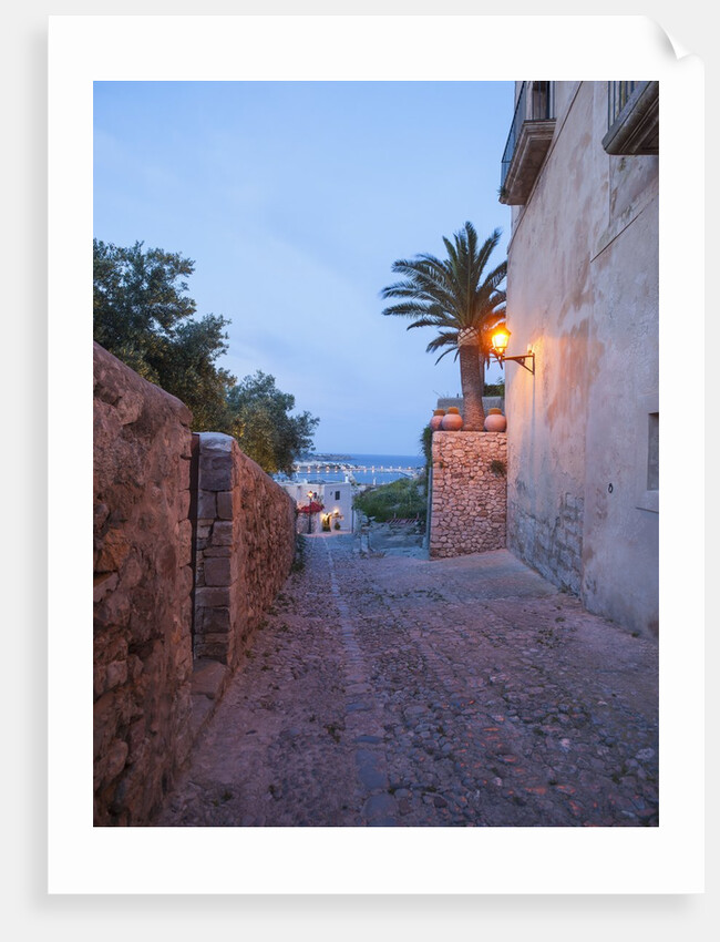 Balearic Islands - view of the old town by Anonymous