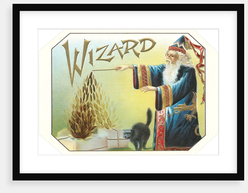 Wizard Tobacco Label by Anonymous
