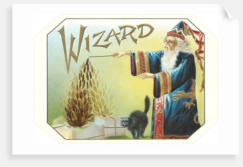 Wizard Tobacco Label by Anonymous