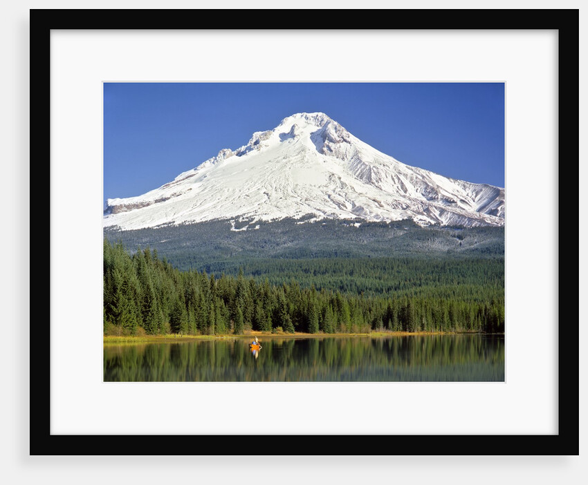 Fishing at Trillium Lake by Anonymous