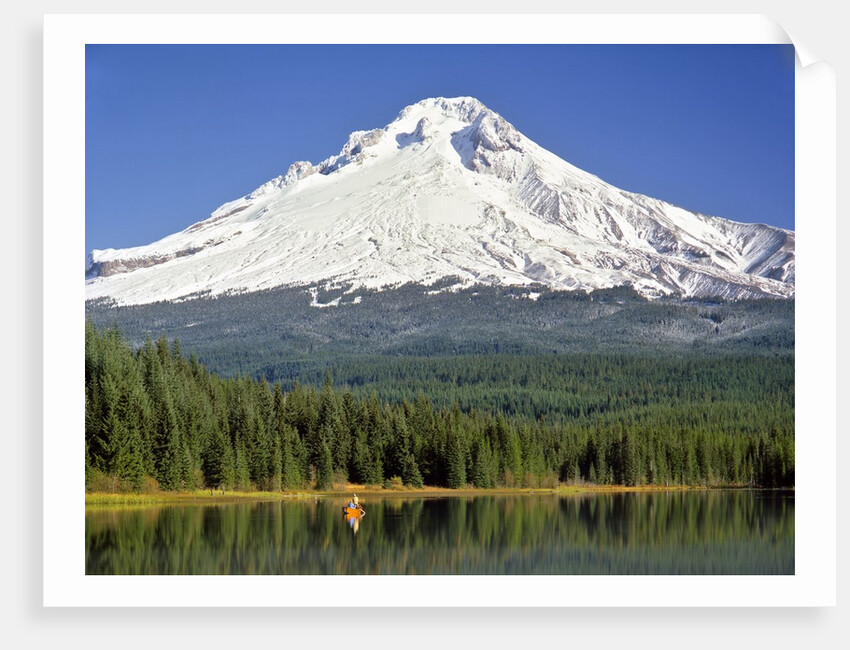 Fishing at Trillium Lake by Anonymous