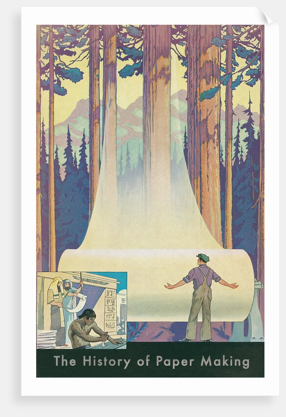 History of Paper Making, Egypt to Pine Forest by Anonymous