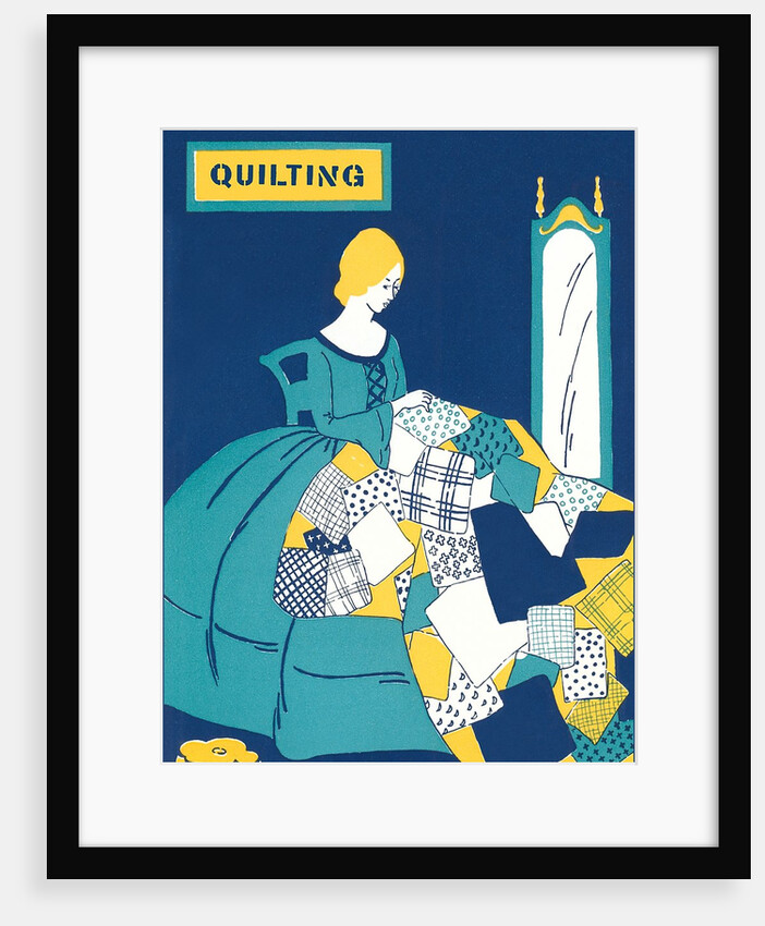 Quilting Poster by Anonymous