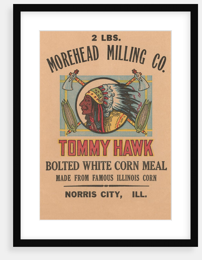 Cornmeal Sack Label by Anonymous
