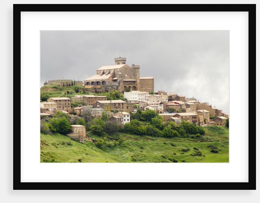Medieval village of Ujue with Church of Santa Maria by Anonymous