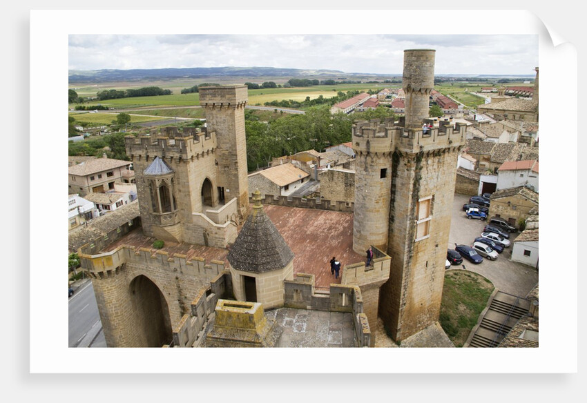 Towers and batttlements of the Royal Palace in Olite by Anonymous