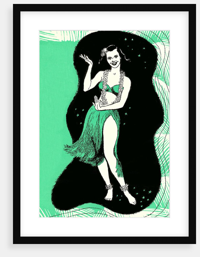 Hula Girl by Anonymous