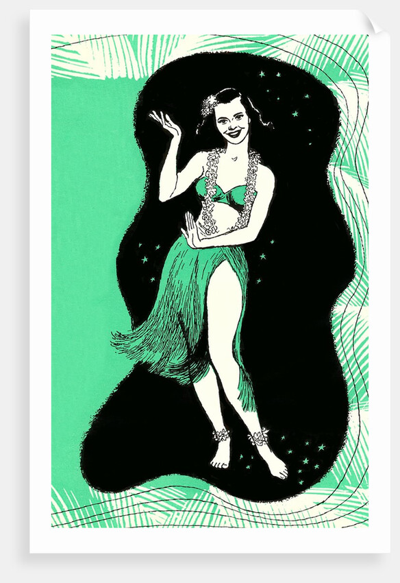 Hula Girl by Anonymous