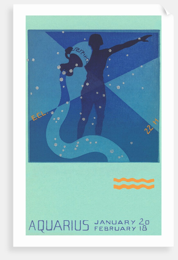 Aquarius, The Water Bearer by Anonymous