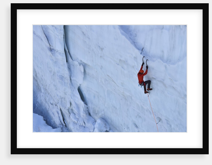 Ice climbing in the Bernes Oberland, Swiss Alps by Anonymous
