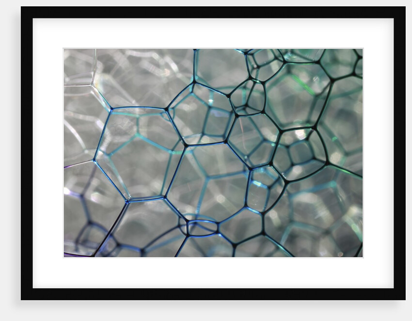 Close-up Patterns in Soap Bubbles by Anonymous