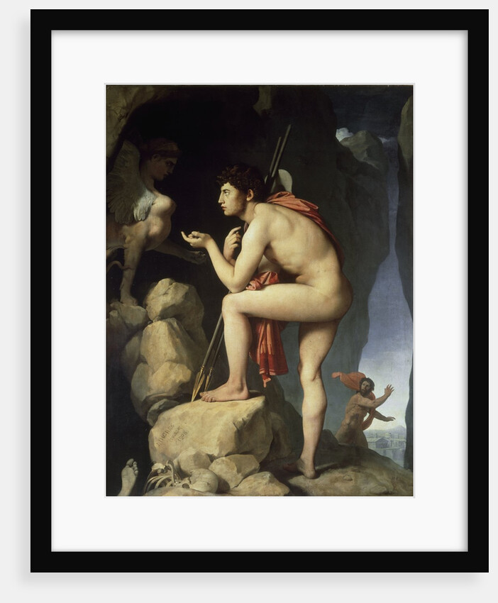 Oedipus Explaining the Enigma of the Sphinx by Jean-Auguste-Dominique Ingres