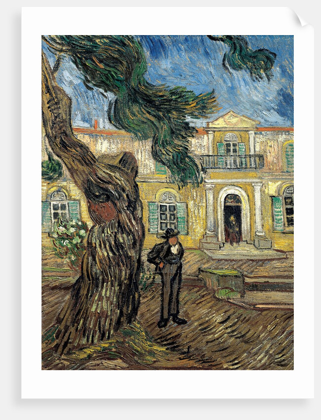 The Hospital of Saint Paul at Saint Remy de Provence by Vincent Van Gogh