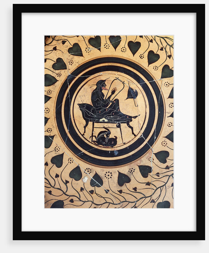 Kylix attica : A lyre player by Anonymous