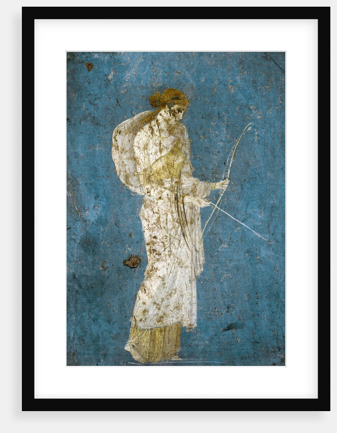 Roman fresco of Diana with her bow and arrow by Anonymous