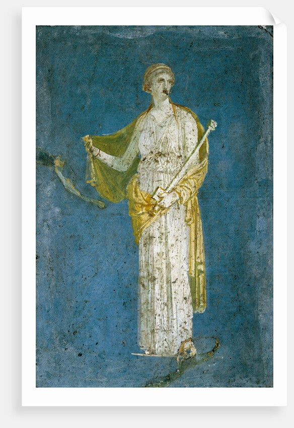Medea - Roman fresco by Anonymous