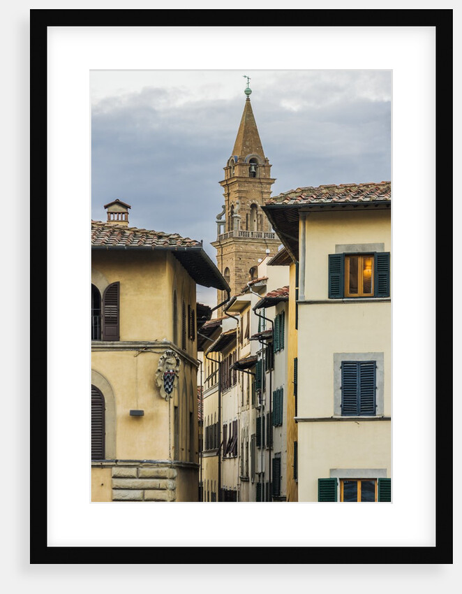 The Sdrucciolo (street) dei Pitti and the bell-tower of the Chiesa (church) di Santo Spirito by Anonymous