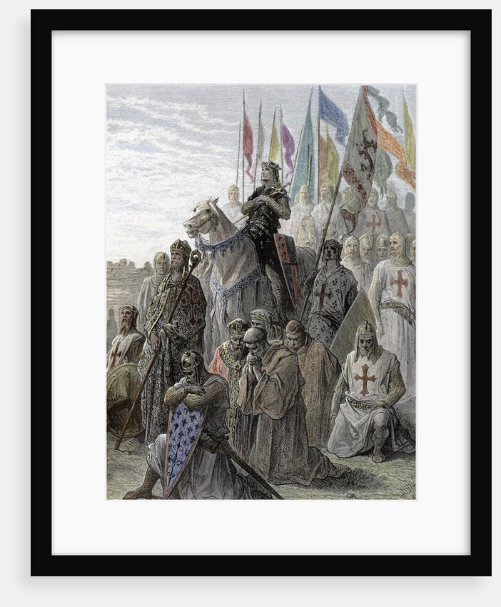 Richard I of England, known as Richard the Lionheart (1157-1199). King of England (1189-1199). Crusa by Anonymous