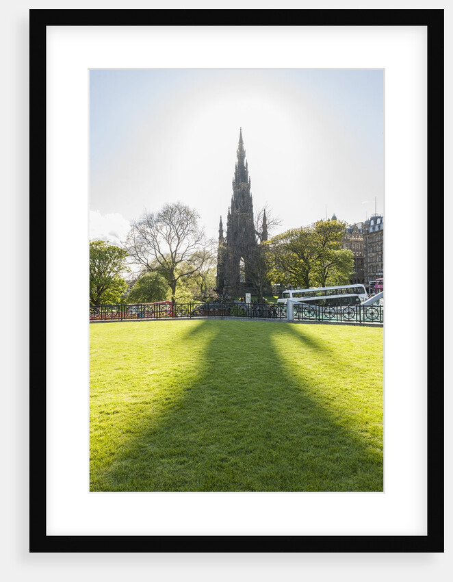 Scott Monument along Princess street by Anonymous
