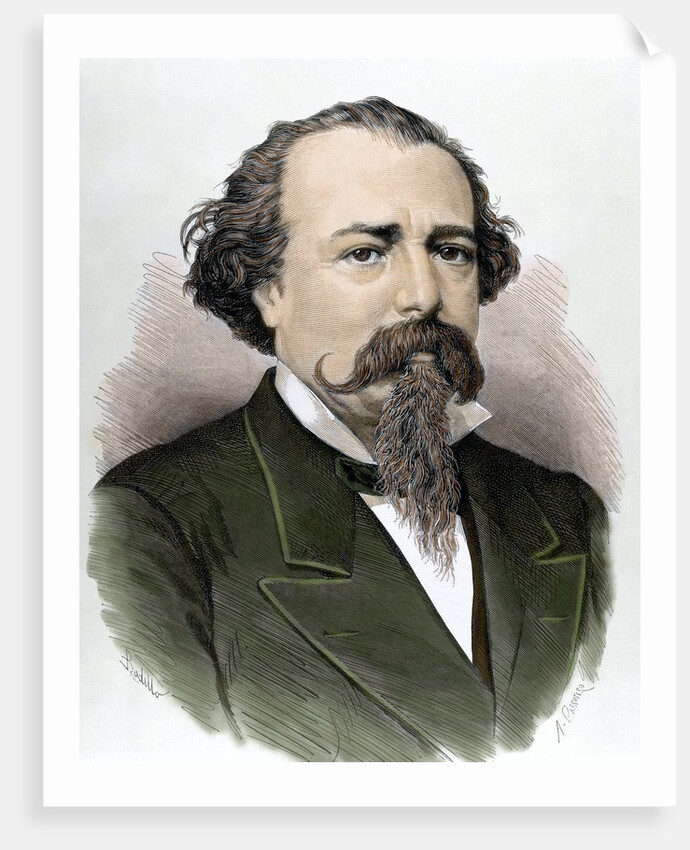 Lopez de Ayala, Adelardo (1828-1879). Poet, playwright and Spanish politician. by Anonymous