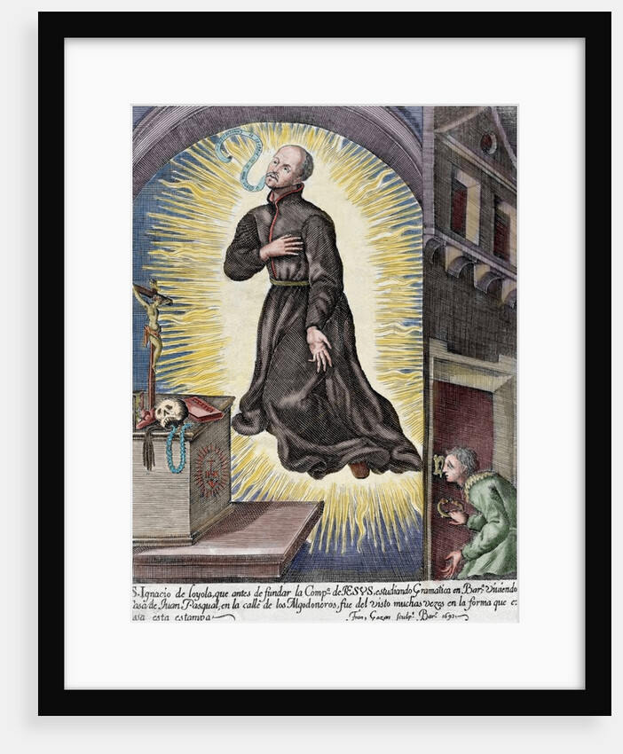 Ignatius of Loyola (1491-1556). Priest since 1537. Founded the Society of Jesus (Jesuits). by Anonymous