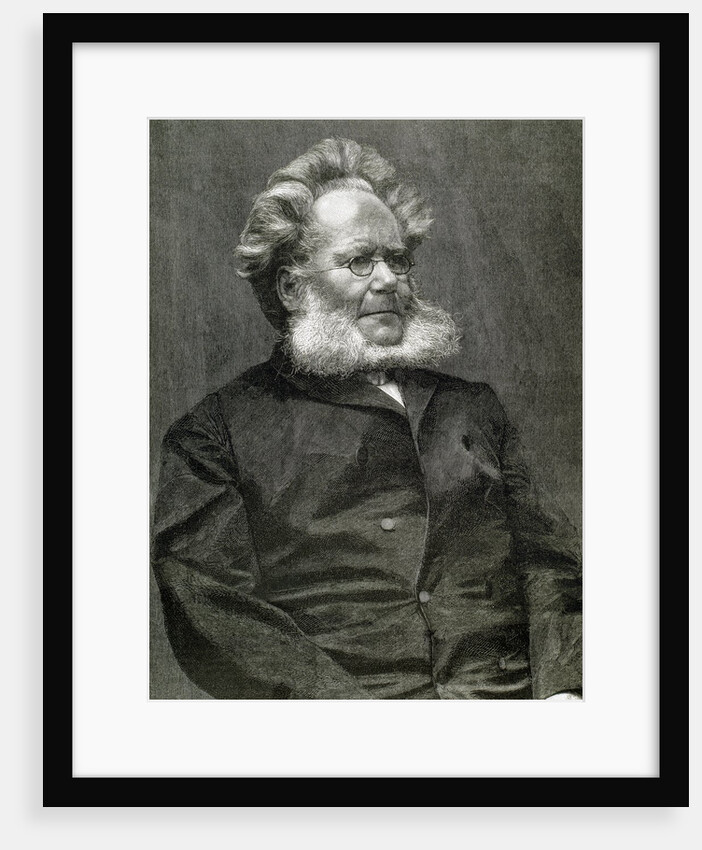 Ibsen, Henrik (1828-1906). Norwegian writer. by Anonymous