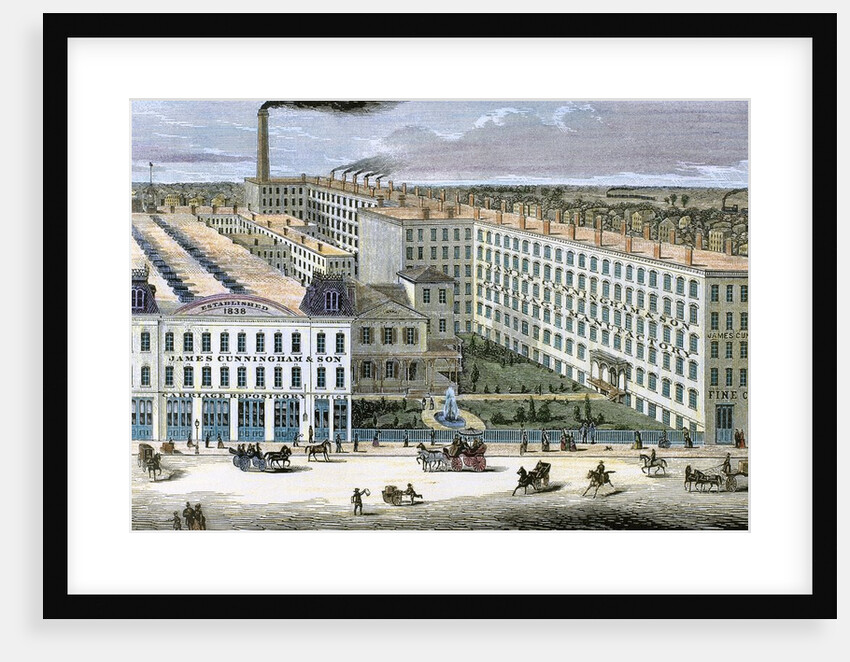 United States. Rochester. Carriage factory "James Cunningham & Son", 1884. by Anonymous