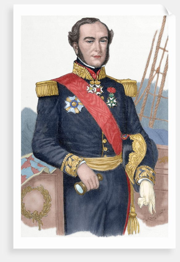 Ferdinand-Alphonse Hamelin (1796-1864). Engraving. Colored. by Anonymous