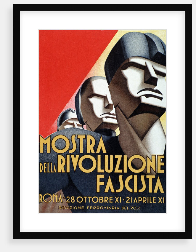 Exhibition of the Fascist Revolution, poster, 1933 by Anonymous