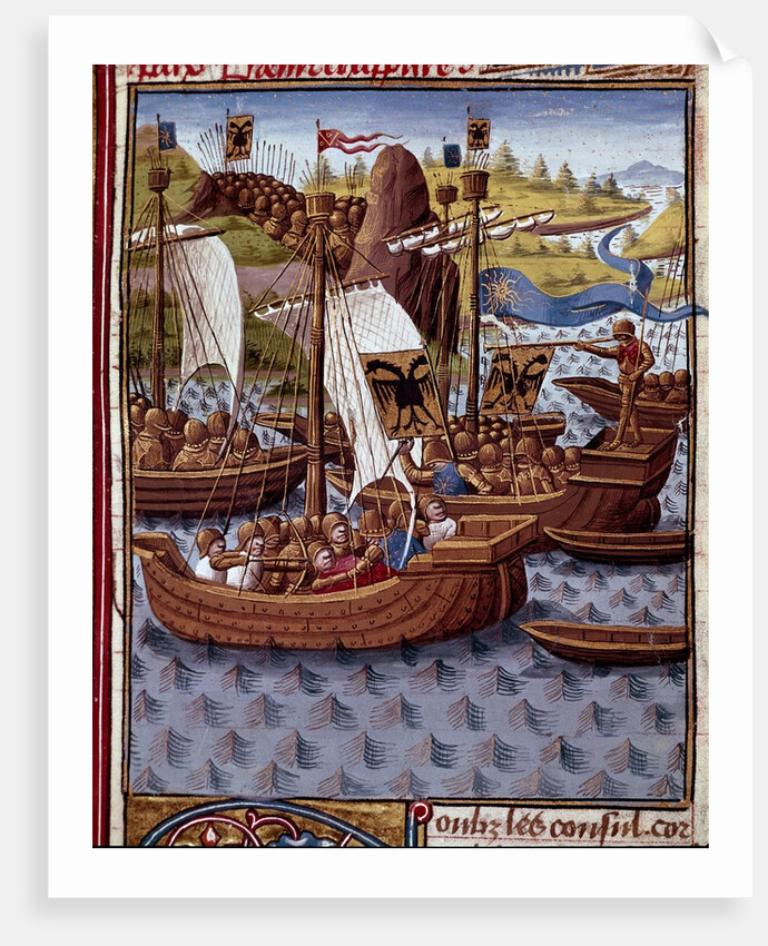 Manuscript illumination from 'Ad Urbe Condita Libri' by Anonymous