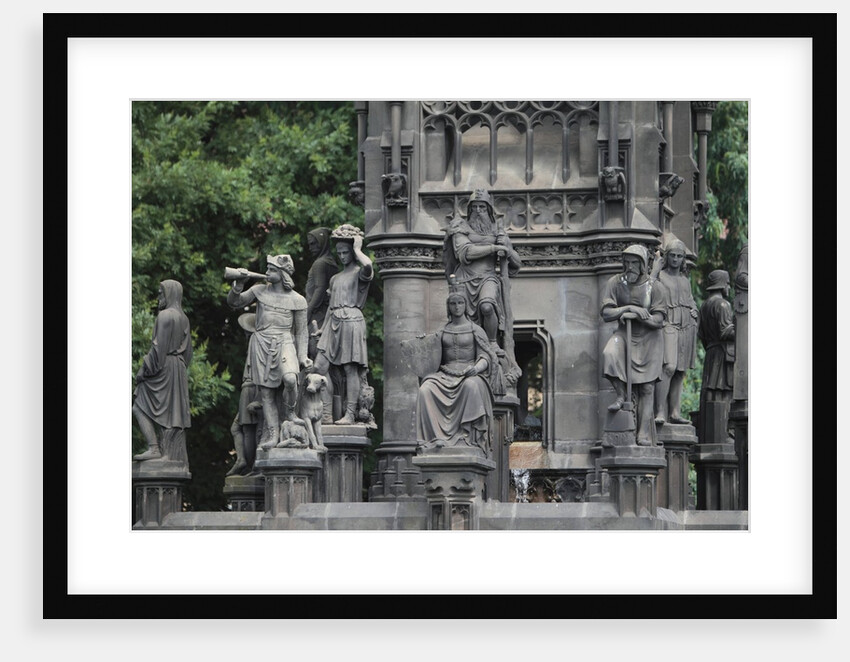 Detail of sculpture on Kranner's fountain in Prague by Anonymous