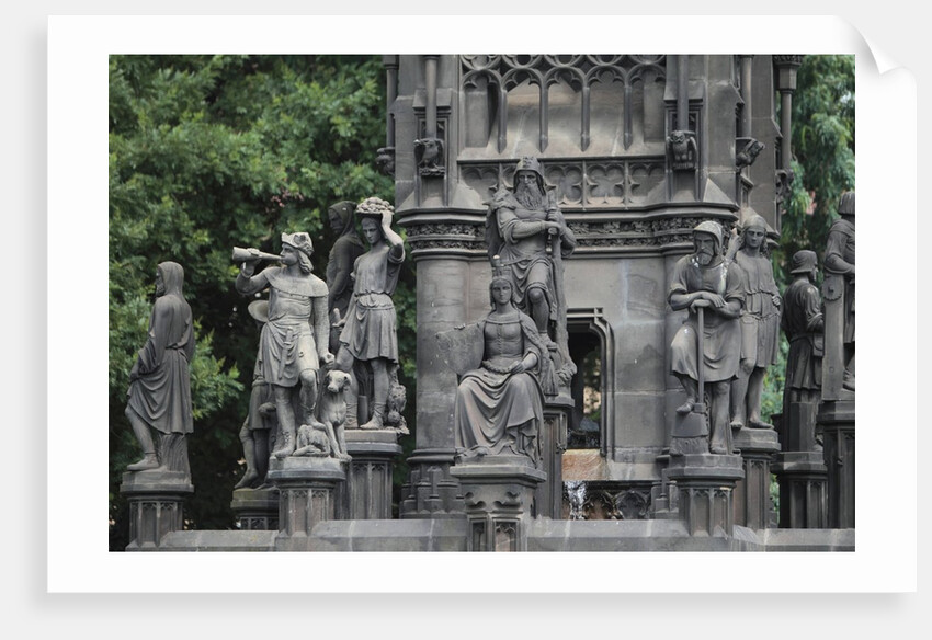 Detail of sculpture on Kranner's fountain in Prague by Anonymous