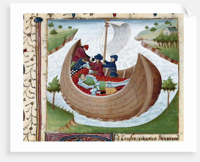 Sea Burial of a Knight of the Round Table by Anonymous