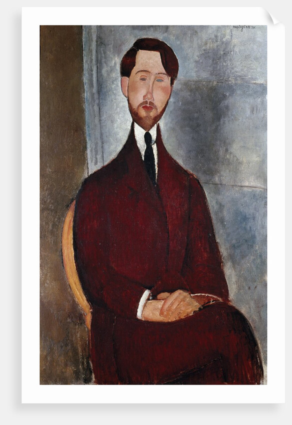 Portrait of Leopold Zborowski by Amedeo Modigliani